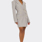 Monet Pearl Embellished Blazer Dress