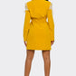 Savina Utility Lace-Up Blazer Dress