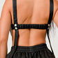 Black Utility Crop Top & Cargo Pant Set