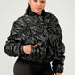 The Noir Ruched Bomber