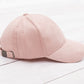 Suede Boyfriend Ball Cap