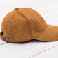 Suede Boyfriend Ball Cap