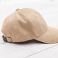 Suede Boyfriend Ball Cap