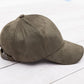 Suede Boyfriend Ball Cap