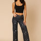 Gary Low Rise Rhinestone Jean - Rinse Wash