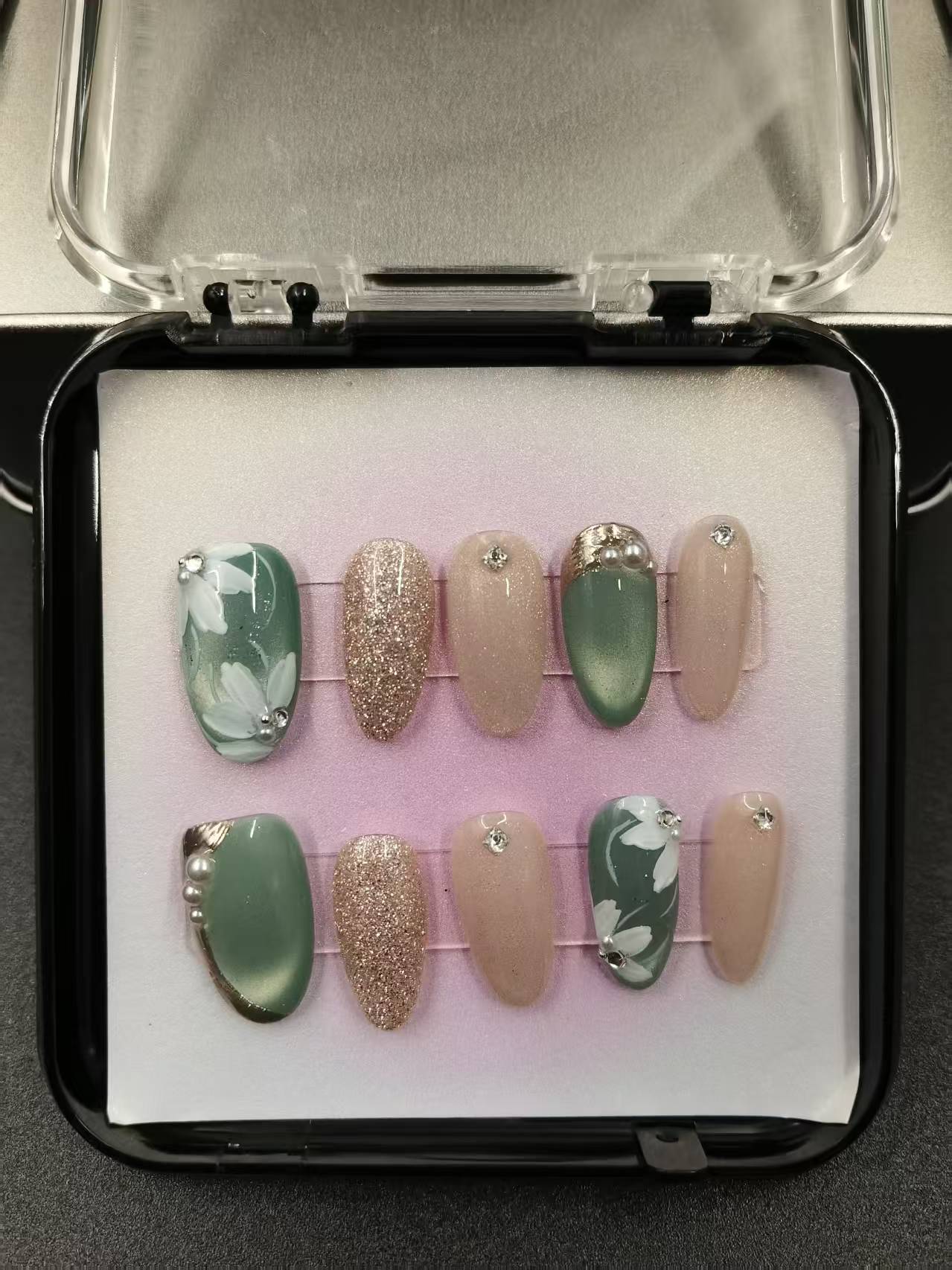 Handmade press on nails fake nails removable