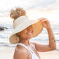 Foldable Wide Brim Bow Visor