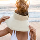 Foldable Wide Brim Bow Visor