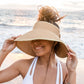 Foldable Wide Brim Bow Visor