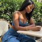 Two-Piece Wide-Leg Pant Set