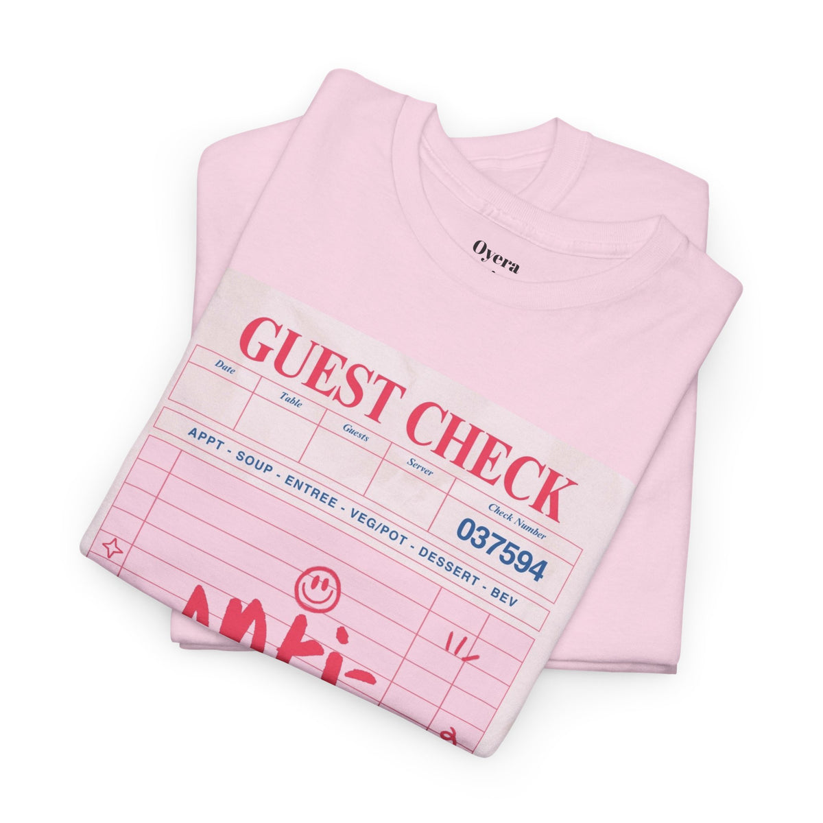 Anti-Social Guest Check T-Shirt