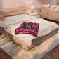 Galler Pink Horror Movie Velveteen Plush Blanket