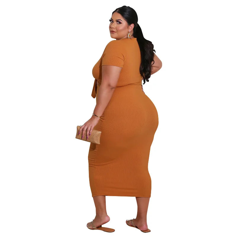 Round Collar Two Piece Set
