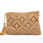 Macrame Tassel Clutch