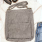 Corduroy Messenger Bag