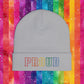 Rainbow Proud LGBTQ+ Pride Embroidered Knit Beanie