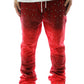 SYNTH Washed French Terry Stacked Jogger Pants