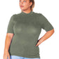 “Your Love” Turtle Neck Fitted Top