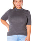 “Your Love” Turtle Neck Fitted Top