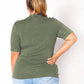 “Your Love” Turtle Neck Fitted Top
