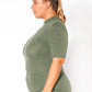 “Your Love” Turtle Neck Fitted Top