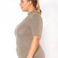 “Your Love” Turtle Neck Fitted Top
