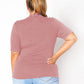 “Your Love” Turtle Neck Fitted Top
