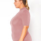 “Your Love” Turtle Neck Fitted Top