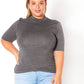 “Your Love” Turtle Neck Fitted Top