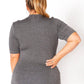 “Your Love” Turtle Neck Fitted Top