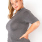 “Your Love” Turtle Neck Fitted Top