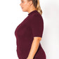 “Your Love” Turtle Neck Fitted Top