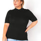 “Your Love” Turtle Neck Fitted Top