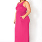 “Camilla” Pleated Maxi Dress