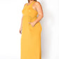 “Camilla” Pleated Maxi Dress