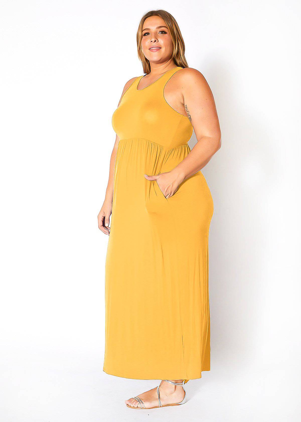 “Camilla” Pleated Maxi Dress