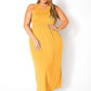“Camilla” Pleated Maxi Dress