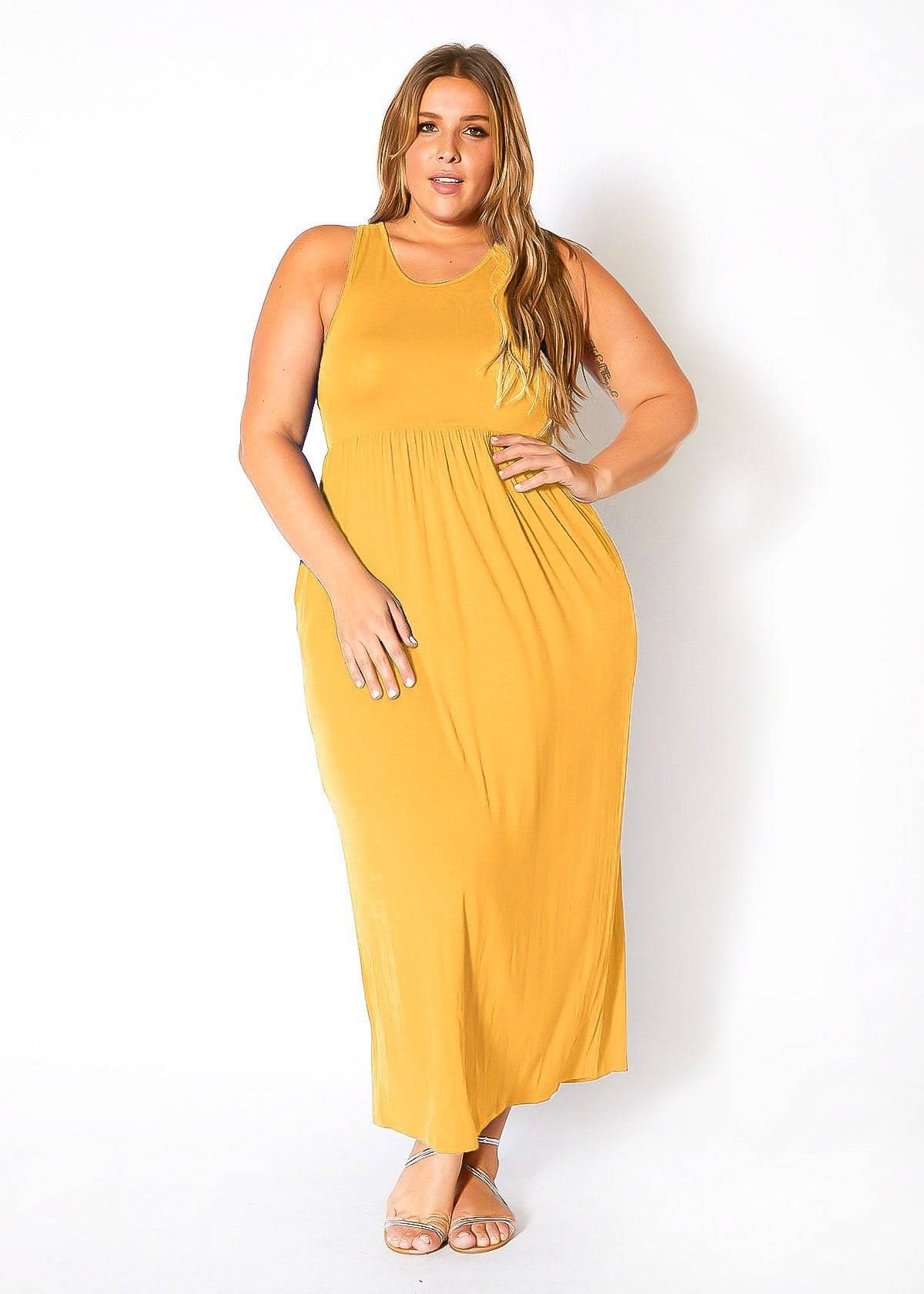 “Camilla” Pleated Maxi Dress