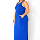 “Camilla” Pleated Maxi Dress