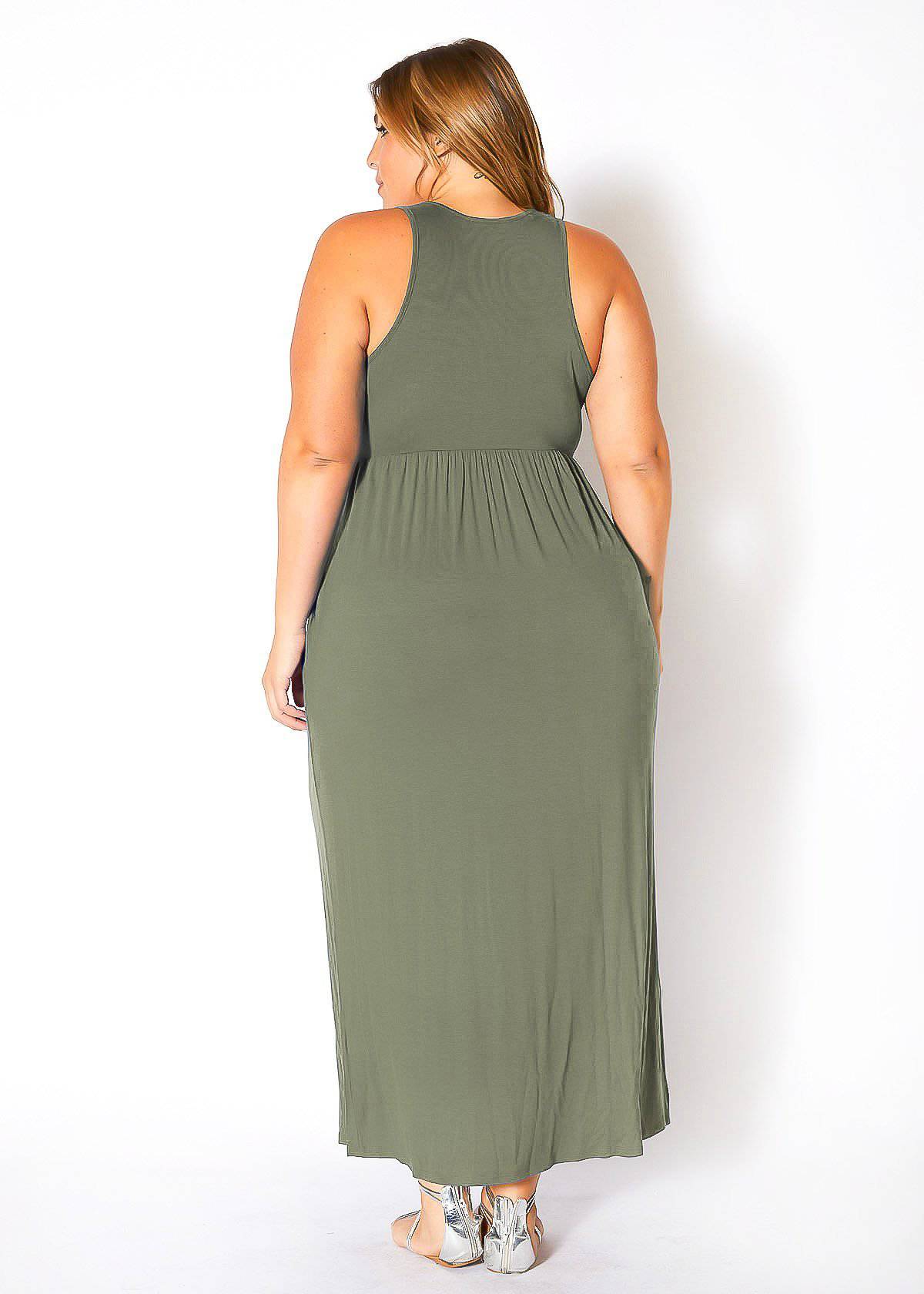 “Camilla” Pleated Maxi Dress