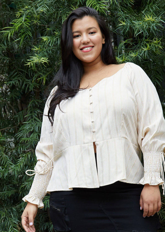 “Beloved” Wrap Blouse
