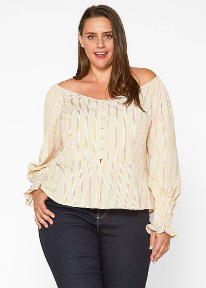 “Beloved” Wrap Blouse