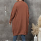 Long Sleeve Pocketed Cardigan