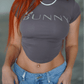 U SHAPE TOP IN VINTAGE GREY