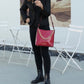 “Maxine” Faux Crocodile-Embossed Shoulder Bag