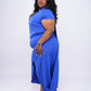 “Don’t Mock Me” Royal Cape Dress