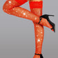 Thigh High Rhinestone Fishnet Stockings