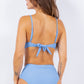 2 Piece Rouched Top and Bottom High Waist Bikini