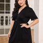 Lace Trim Deep V Night Dress