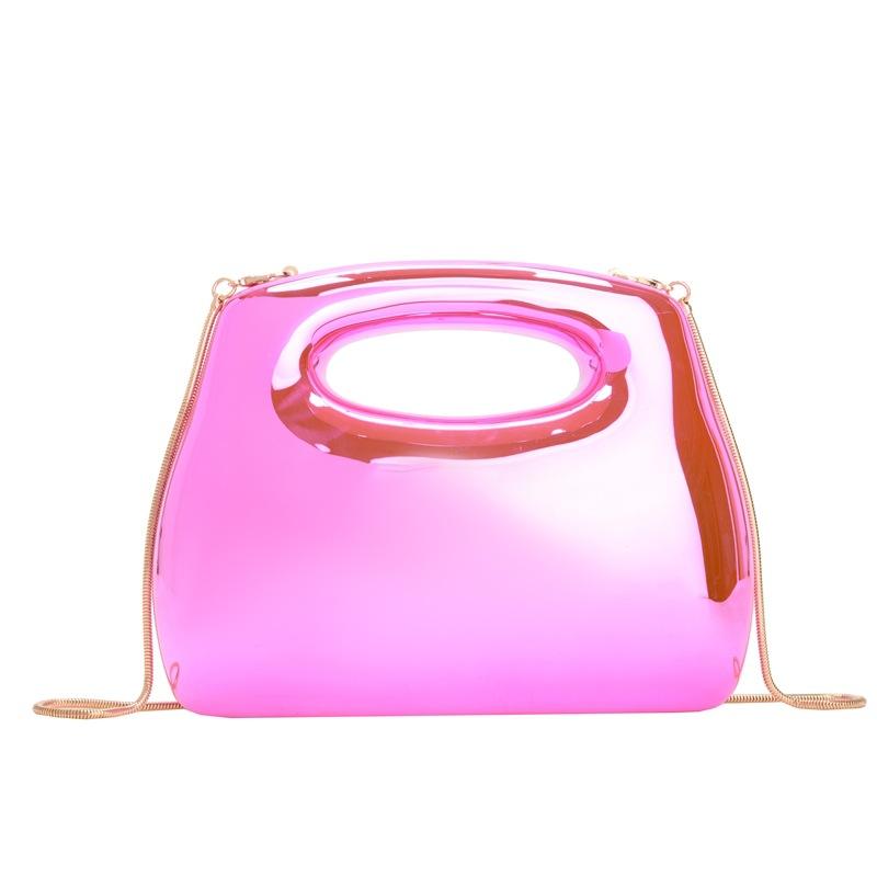 Acrylic square box clutch bag